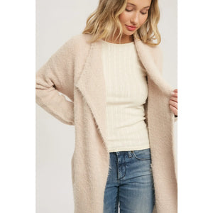 The Fuzzy Sweater Knit Cardigan