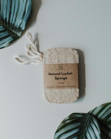 Zero Waste MVMT - Natural Loofah Sponge 3 Pack