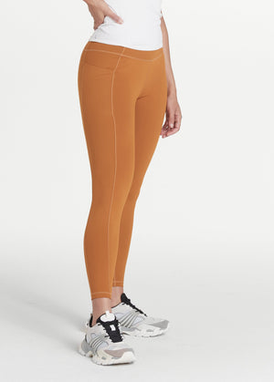 Girlfriend Collective Leggings Size xlarge xl Rust/Orange Compression High  Waist