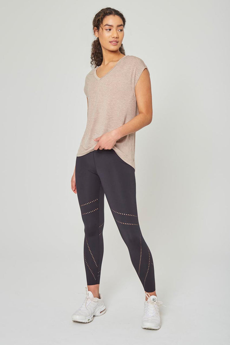 MPG - Raelynn Pursuit Recycled High Waisted Perforated 7/8 Legging